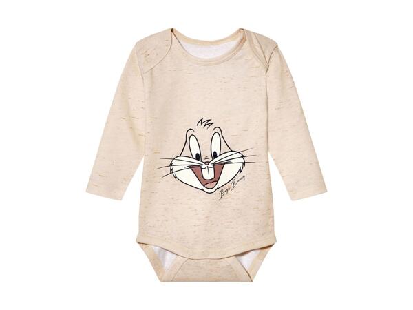 WARNER WORLD(R) Langærmet babybody
