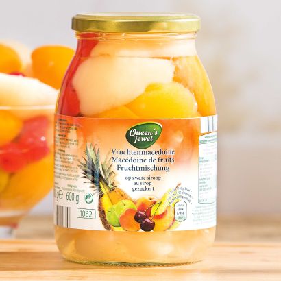 Fruchtmischung in Sirup