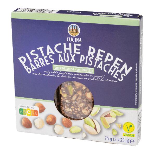 CUCINA(R) 				Barres aux pistaches