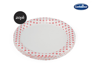 DISPOSABLE PAPER PLATES 20PK