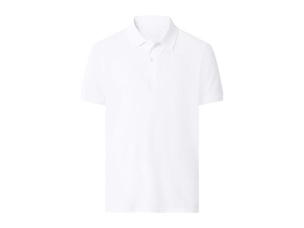 Esmara Men's White Piqué Polo Shirt