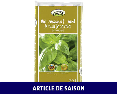 FLORELIA NATUR 
 TERREAU BIO POUR SÉMER/HERBES