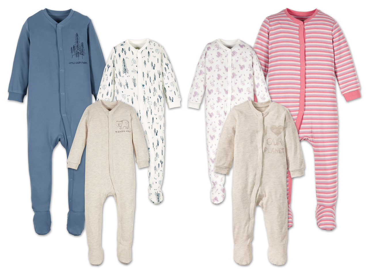 LUPILU(R)PURE COLLECTION Baby Schlafoverall1
