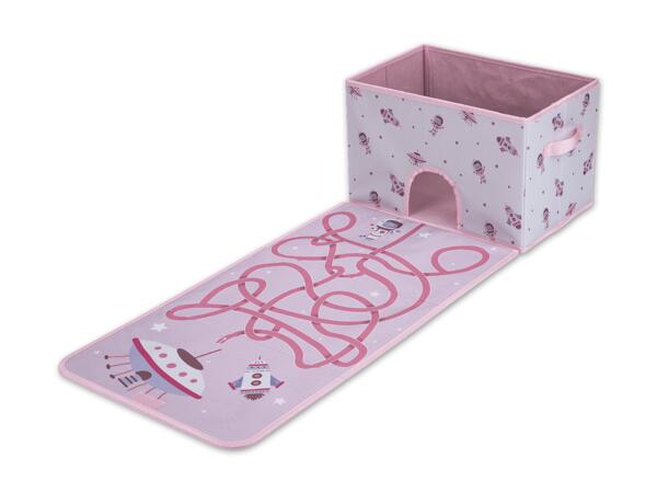 Klappbare Aufbewahrungsbox mit Spielmatte