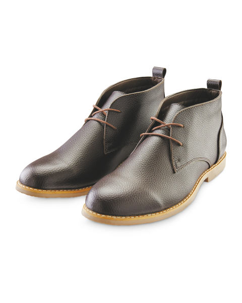 Avenue Mens Brown Desert Boots
