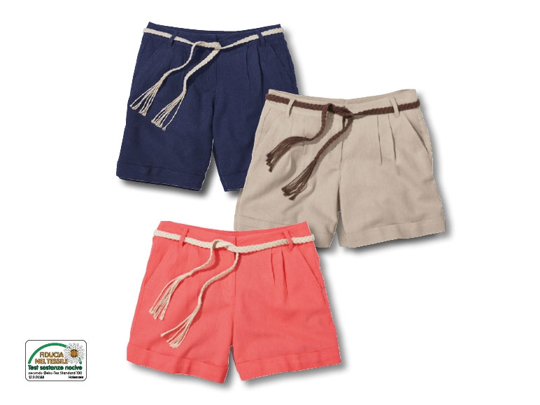 Shorts in lino
