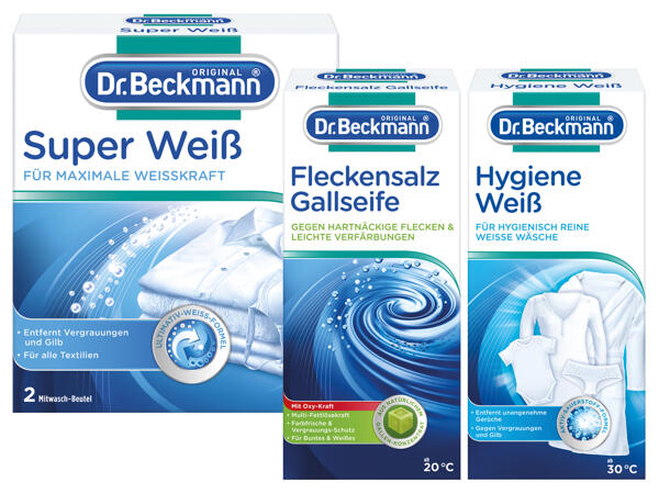 Dr. Beckmann Super Weiß/Hygiene Weiß/Fleckensalz
