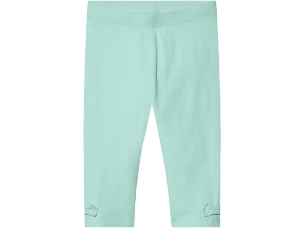 Girls' cropped leggings, 2 pieces