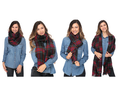 Serra Ladies' Oversized Blanket Scarf