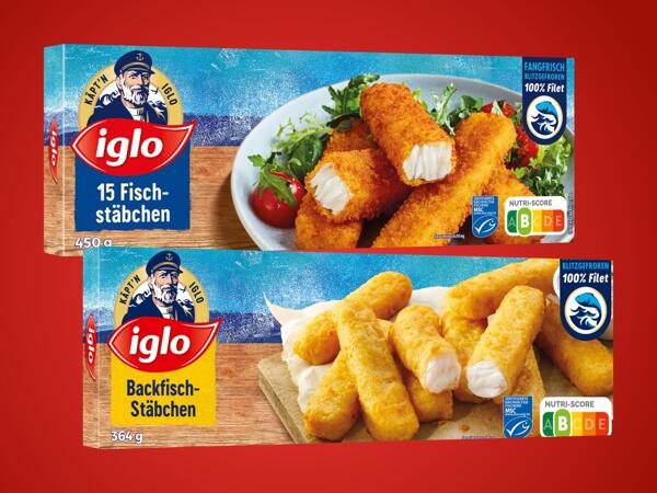 Fischstächen/​Backfischstäbchen