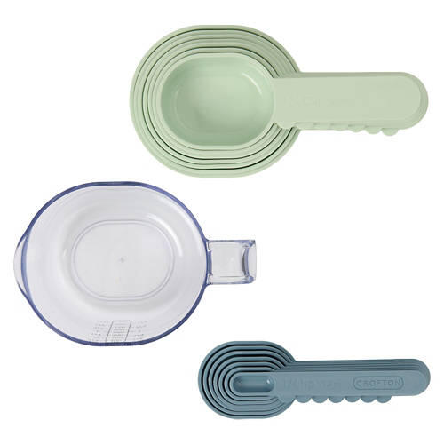 15 Piece Magnetic Measuring Set, Green & Blue