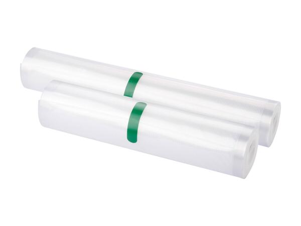 Rouleaux de film pour appareil de mise sous vide, set de 2/​de 3