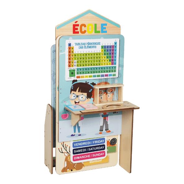 TOYLINO(R) 				Klappbares Rollenspiel aus Holz 2-in-1