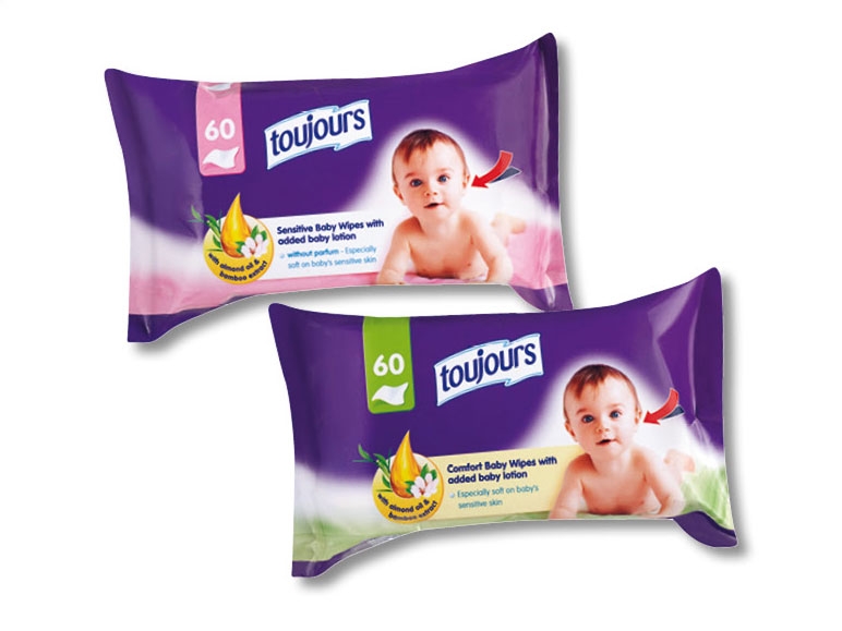 Lingettes humides pour bébé