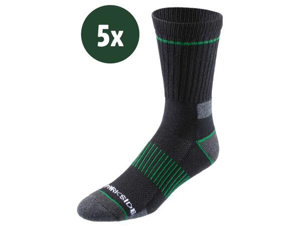 Men's work socks, 5 pairs