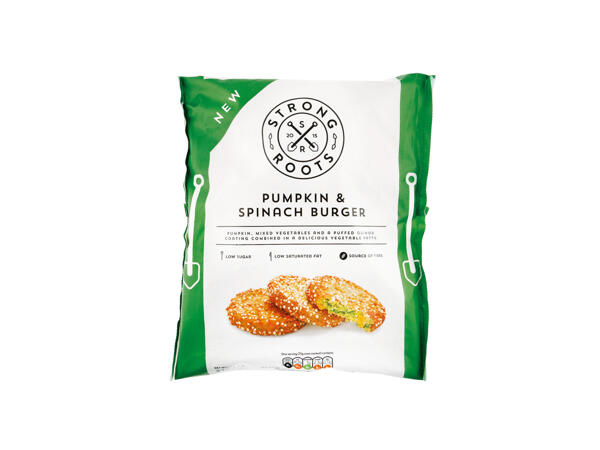 Pumpkin & Spinach Burger