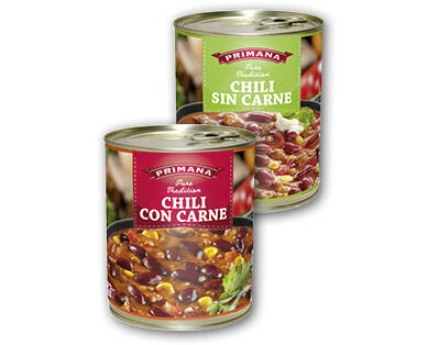 Chili con/senza carne