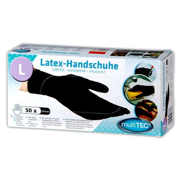 Einmalhandschuhe aus Naturlatex 50er