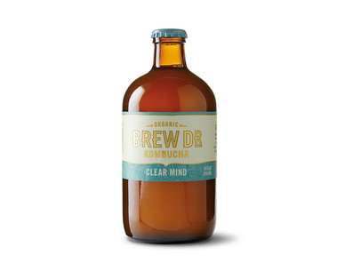 Brew Dr. Clear Mind, Love or Lemon Ginger Cayenne Kombucha