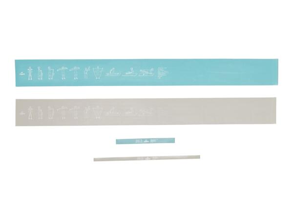 Crivit Resistance Bands - Set of 4 Light to Medium Resistance