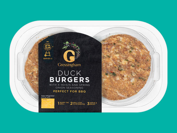 Gressingham Hoisin Duck Burgers 