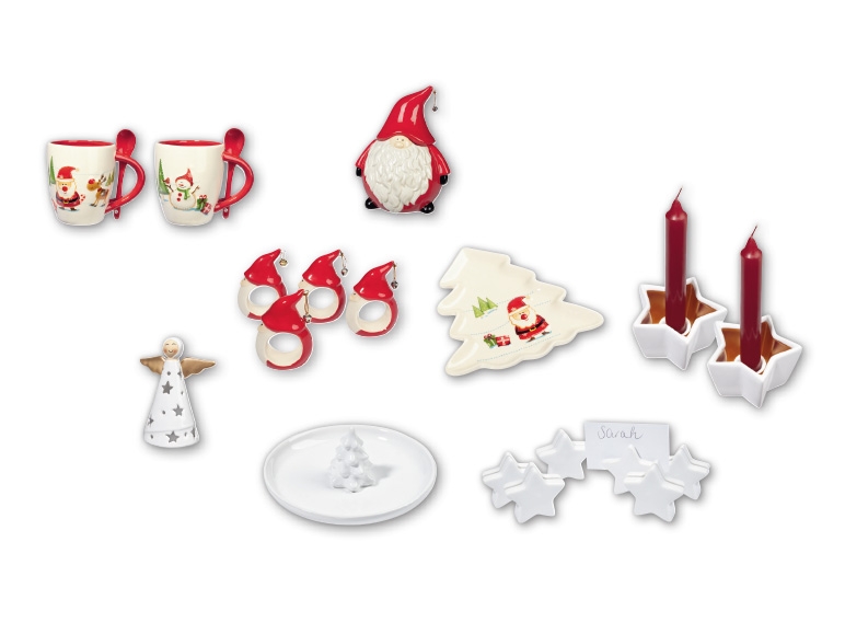 MELINERA(R) Ceramic Christmas Decorations