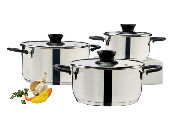 Stainless Steel Pan Set