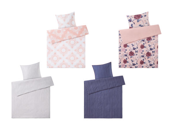Parure de lit en satin microfibre