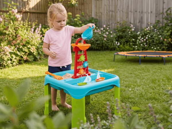 Sand- und Wasserspieltisch, 9-teilig