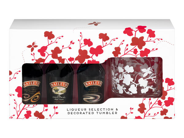 Baileys Irish Cream Trio & Glass Gift Pack 17% vol