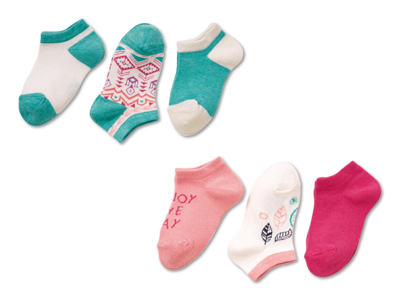 Socquettes, 3 paires1