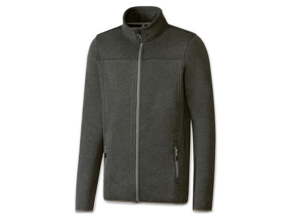 Herren Strickfleecejacke