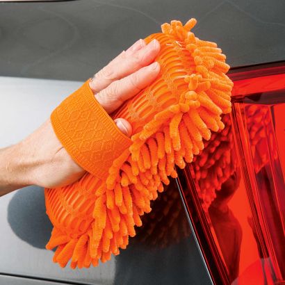 Reinigungshandschuh oder -Schwamm