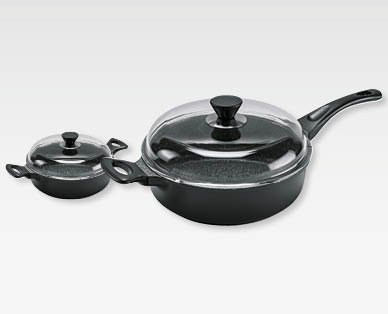 Sauteuse en fonte d'aluminium avec couvercle en verre, 28 cm Ø CROFTON(R)