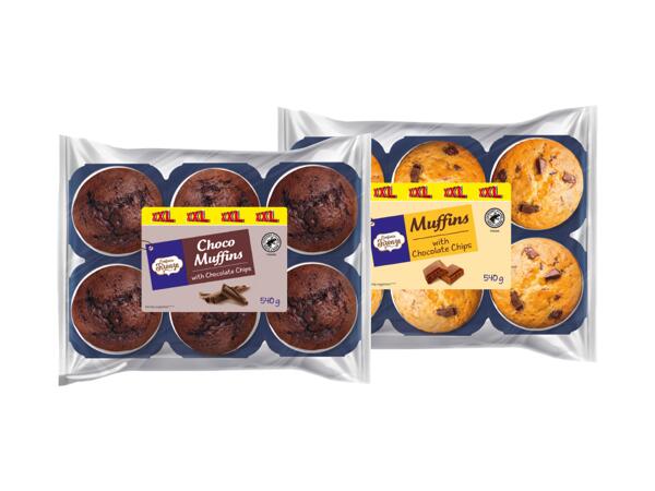 Chocolate chip muffins xxl