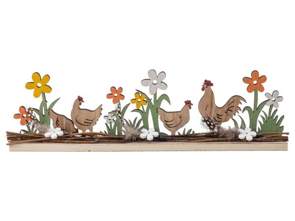 Wooden easter decoration
