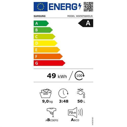 SAMSUNG Waschmaschine WW5000C, 9kg, A, WW90CGC04AAEWS