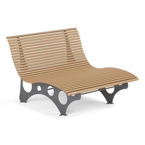 HOME DELUXE NIRA Wellenliege - Teak