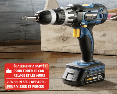 Perceuse-visseuse à percussion sans fil WORKZONE(R)