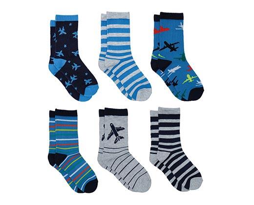 Lily & Dan Childrens 6pk Socks
