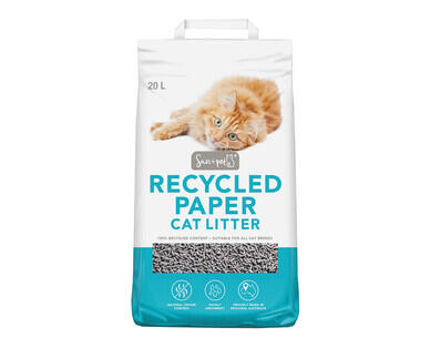 San-i-pet Recycled Paper Cat Litter 20L