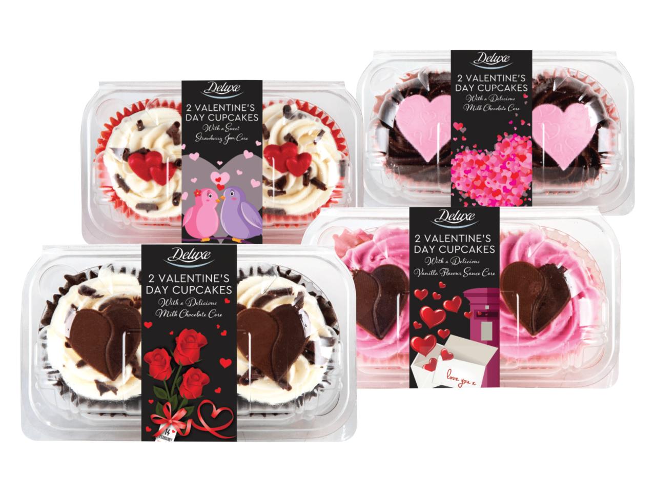 DELUXE 2 Valentine's Day Cupcakes