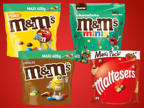 M&M's, M&M‘s Minis oder Maltesers
