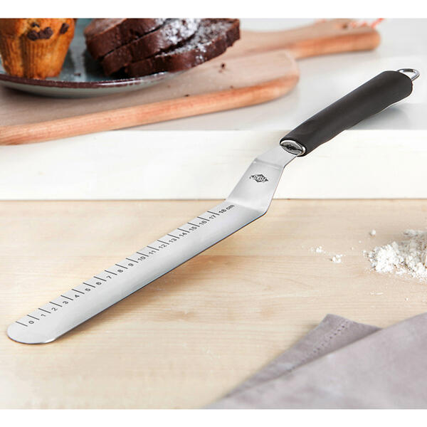 Edelstahl-Glasurmesser mit Messskala
