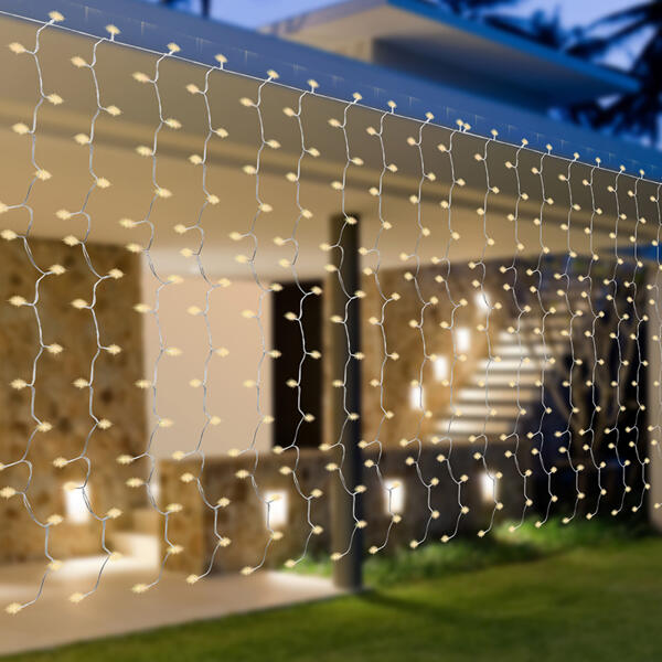 LED-Solar-Lichtvorhang