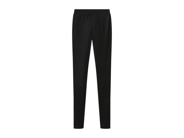 Esmara Ladies' Black Thermal Long Johns