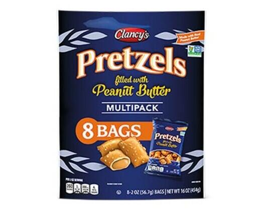 Clancy's 
 Peanut Butter Filled Pretzels Multipack