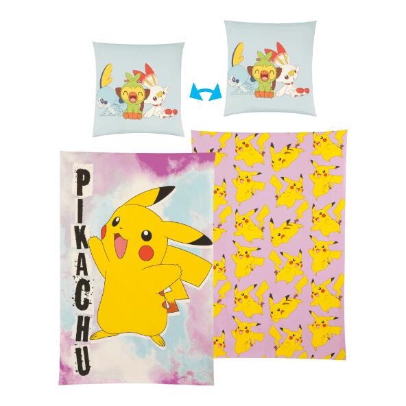 POKEMON/MINECRAFT(R) Housse de couette, 1 pers.