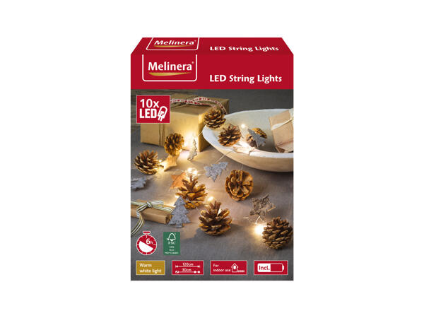 SVĚTELNÝ LED ŘETĚZ - 10 LED