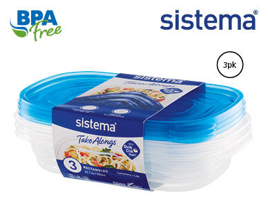 Sistema Rectangle Take Alongs 3pk